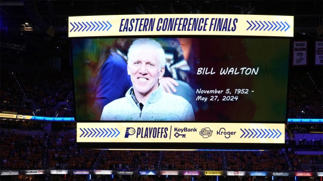tribute to Bill Walton before Eastern Conference Finals