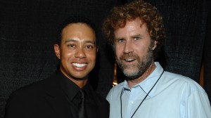 Will Ferrell and Tiger Woods posing together