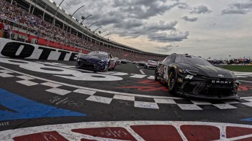 William Byron Uses Electric Dale Earnhardt-Like Pass In The “Grass” At Charlotte Motor Speedway