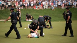 Adam Hadwin Hilariously Trolls Travelers Championship Protestor After Chaotic Scene On 18th Green