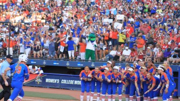Florida Softball Caught Giving Home Run Hitters Wedgies At Home Plate