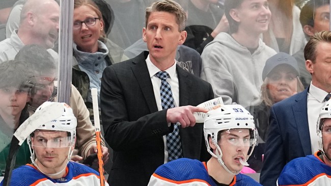 Oilers coach Kris Knoblauch