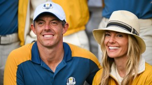 Rory McIlroy and wife, Erica, at the 2023 Ryder Cup.