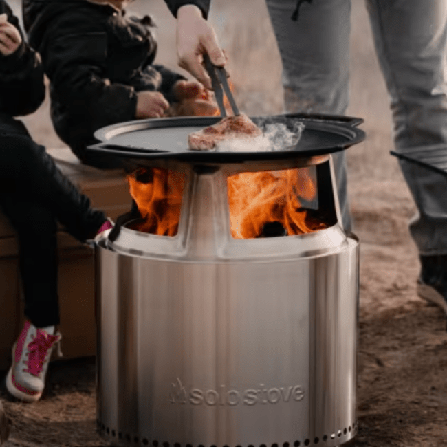 Solo Stove Bonfire Cast Iron Griddle Cooking Bundle 2.0