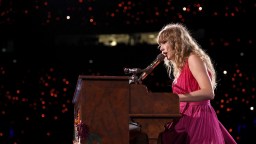 Taylor Swift Laughs About Relationship With Travis Kelce While Performing On ‘Eras Tour’