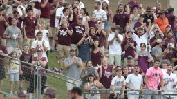 Unruly Aggie Fans Cause Brief, And Potentially Costly, Pause In CWS Game Before Being Tossed