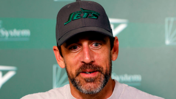 Things Were Extremely Awkward Between Aaron Rodgers & Donald Trump At UFC 302