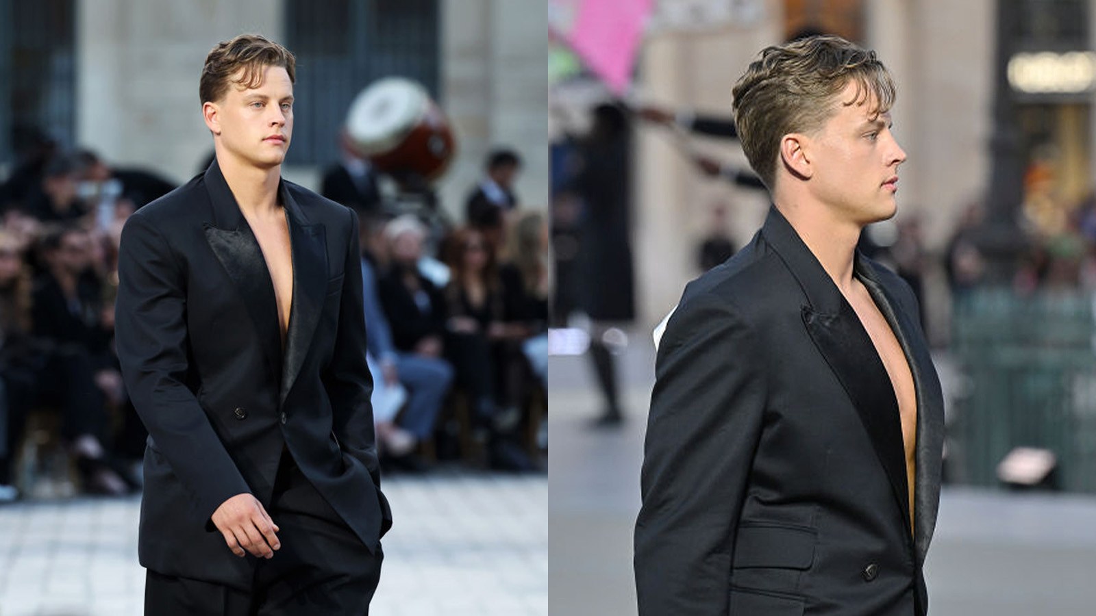 Shirtless Joe Burrow Made His Runway Debut In Strange Jacket