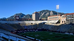 A view of Folsom Field in Boulder, Colorado.