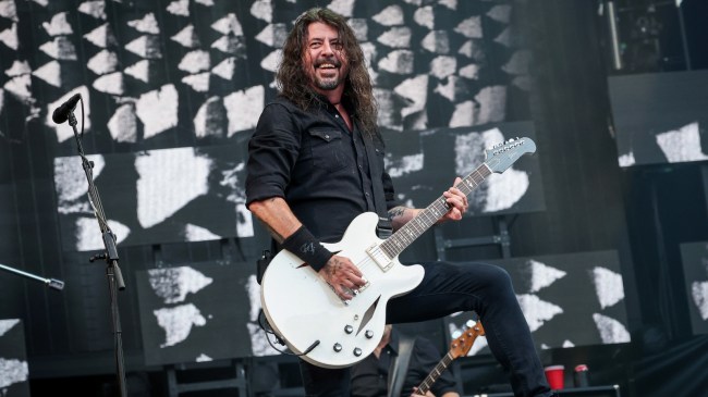 Dave Grohl performs during a Foo Fighters show.