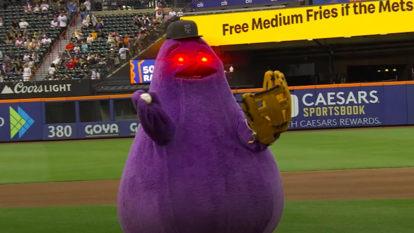 McDonald's Goes All-In On Grimace-Mets Gimmick