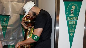 Someone Put Together A Compilation Of All The Celebrations Jayson Tatum ‘Plagiarized’ During NBA Finals Festivities