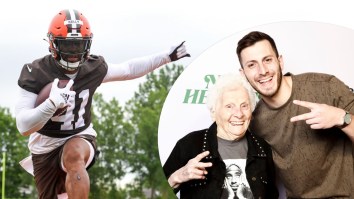 Cleveland Browns Running Back Taunts Elderly Grandma After Savage Out At Charity Softball Game
