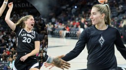 Kate Martin Falls Victim To Rookie Hazing As Las Vegas Aces Leave Without Her On The Bus