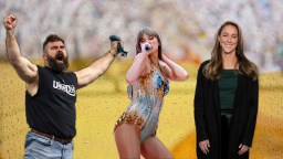 Kylie Kelce Passionately Belts Taylor Swift While Holding Three Pitchers Of Beer At Beach Bar Party