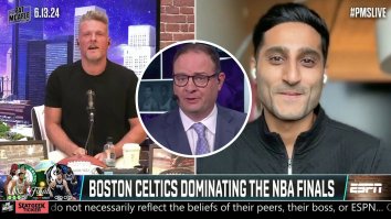 Pat McAfee Takes Shot At ESPN Colleague Adrian Wojnarowski By Saying Shams Charania Is His Trusted NBA Source