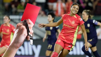 NWSL Star Sophia Smith Suspended After Getting Red Card For Hilariously Poor Effort To Hide The Ball