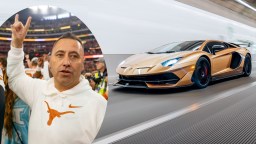 Texas Broke Out A Fleet Of Lamborghinis To Flex Its Money For High-Profile College Football Recruits