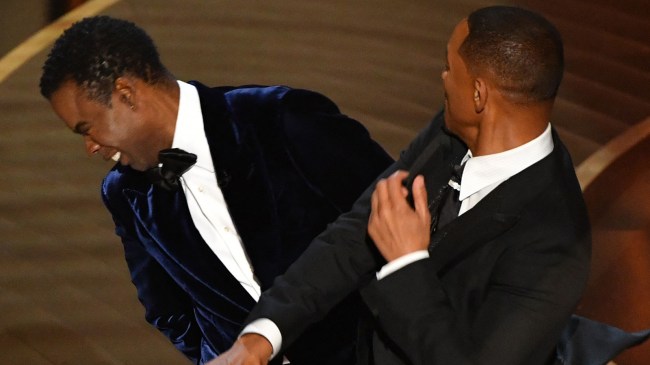 Will Smith slapping Chris Rock