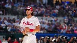 Phillies Infielder Alec Bohm Laughs At Terrible Home Run Derby National Anthem Performance