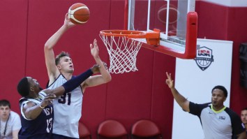 Hoops Phenom Cooper Flagg Looks Incredible Competing Against Team USA At Olympic Training Camp