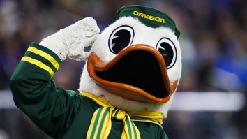 Oregon Uses Huge Inflatable Duck To Make Statement On Its Big Ten Standing