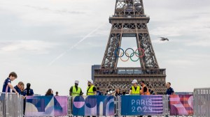 2024 Summer Olympics in Paris Eiffel Tower