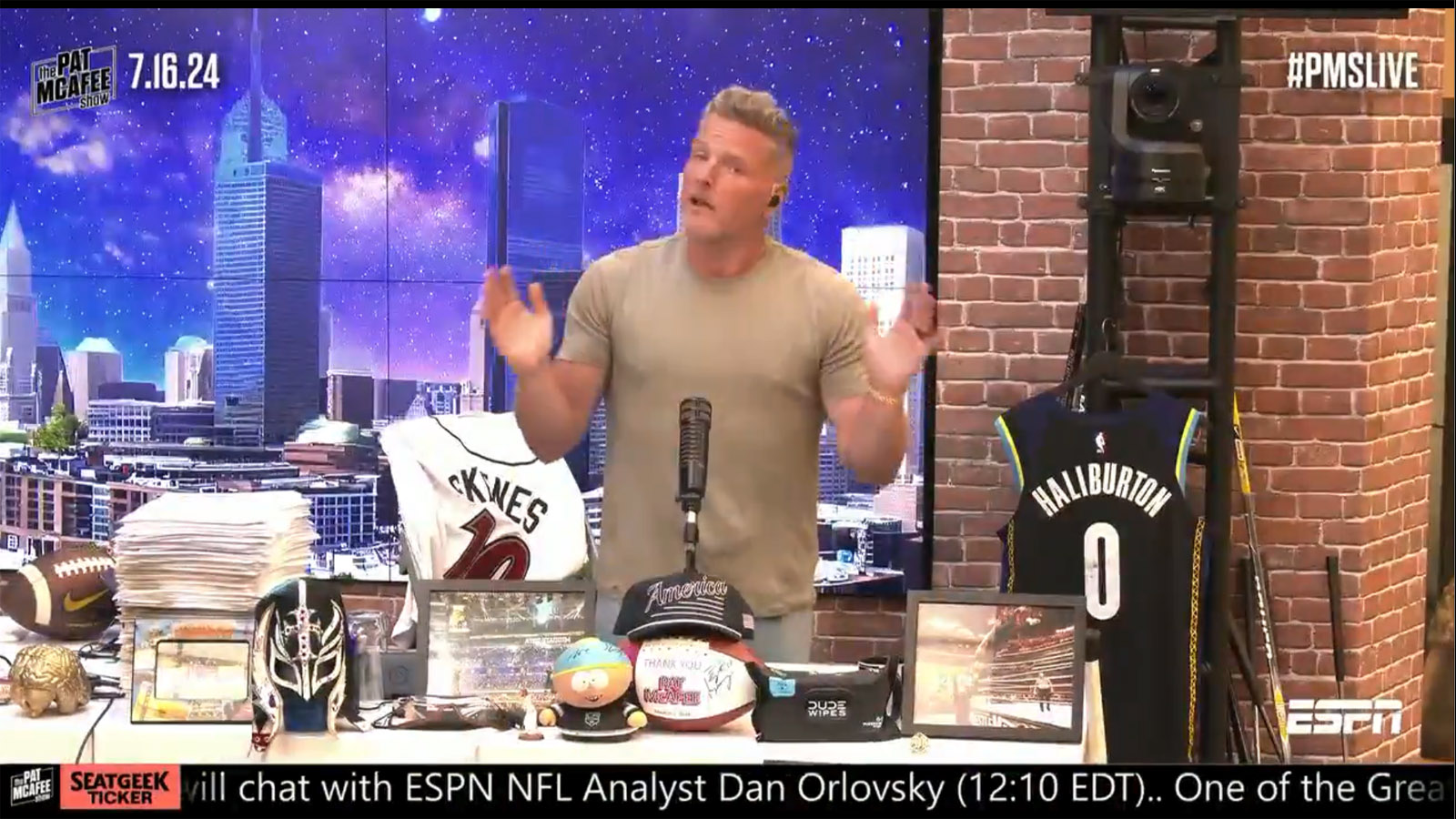 Pat McAfee Takes A Blowtorch To ESPN s Top 100 Athletes List Pat mcafee takes a blowtorch to espn s top 100 athletes list