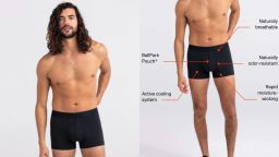 The SAXX DropTemp® Cooling Cotton Trunk Keeps Everything Important Cool, Comfy, And Supported All Day