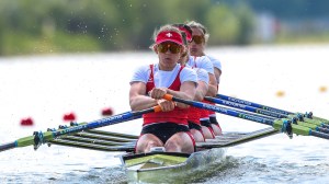 Swiss rowers at the 2024 European Rowing Championships.