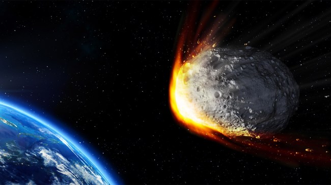 asteroid hurtling towards earth