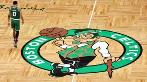 boston celtics center court logo
