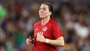 Emotional Canadian Soccer Player Cries While Speaking About Olympic Drone Spying Scandal ‘We’re Not Cheaters’