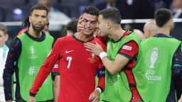 Cristiano Ronaldo Bursts Into Tears After Missing Crucial Penalty Kick During Extra Time At EUROs