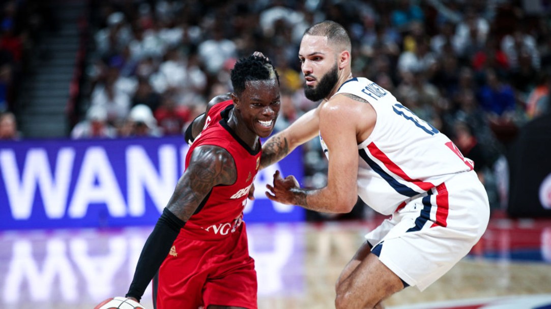 Dennis Schroder Evan Fournier Fight Brawl Choke