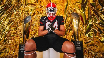 6-Foot-11, 322-Pound Basketball Standout Commits To Play Football At Georgia As 20-Year-Old Freshman