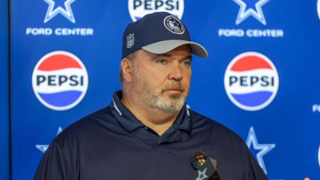 mike mccarthy at dallas cowboys practice