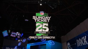 NFL Sunday Ticket 25 year sign
