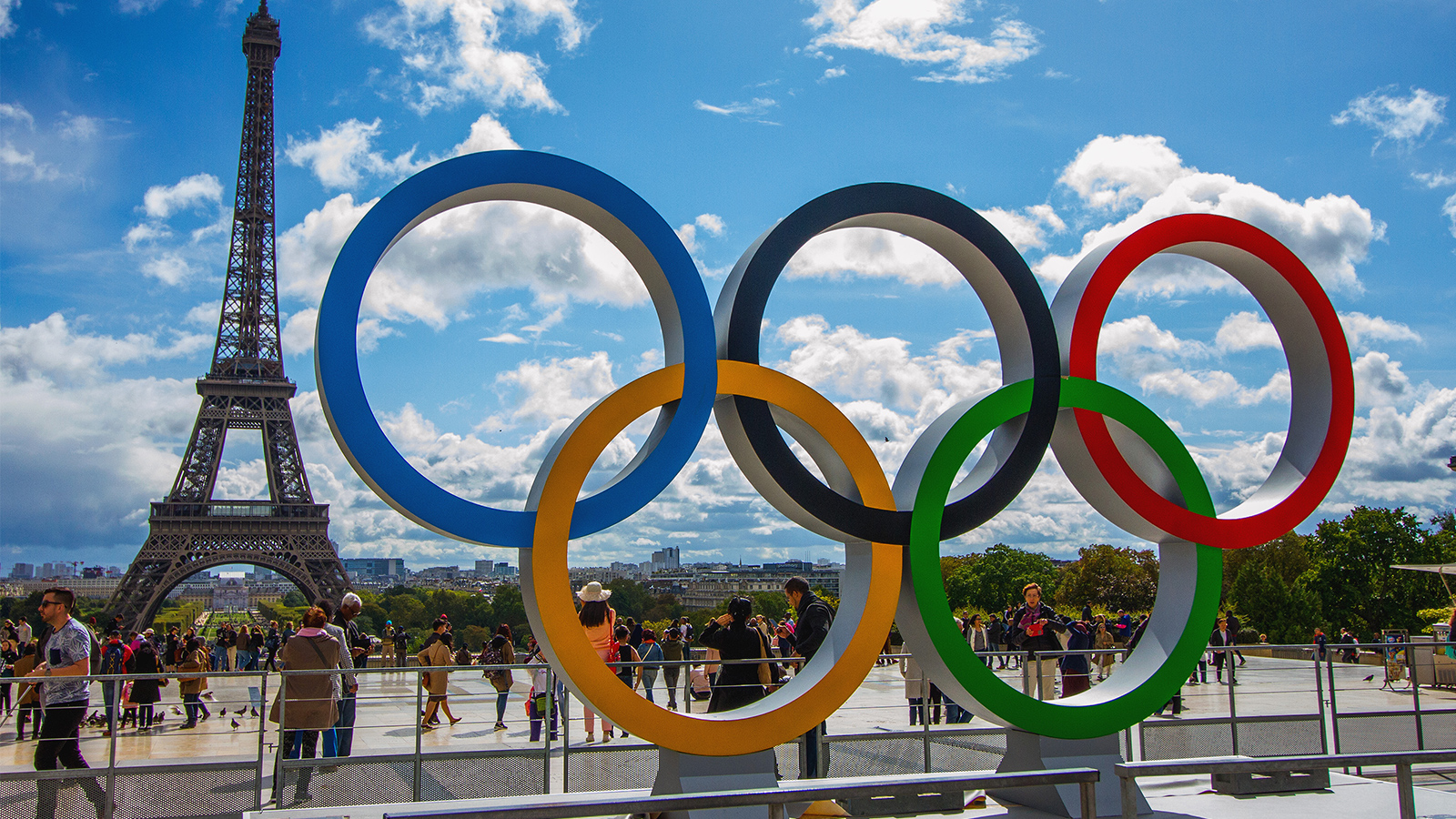 Olympics Beach Volleyball Court Has Unreal Eiffel Tower View