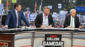 Pat McAfee on the set of 'College Gameday.'