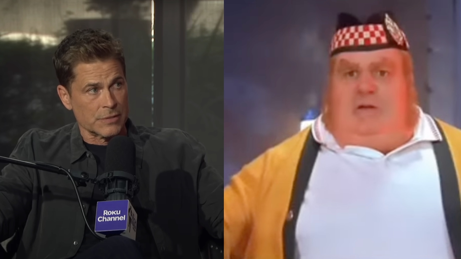 Rob Lowe side by side with Mike Myers in Austin Powers