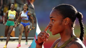 Sha'Carri Richardson Olympics Shericka Jackson 100