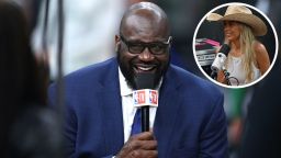 Shaq Posts Pictures With ‘Hawk Tuah Girl’, Leans Into Lewd Jokes About Meeting Her
