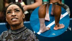 Team USA Is Downplaying Simone Biles’ Calf Injury Despite Concerning Comments And Noticeable Limp