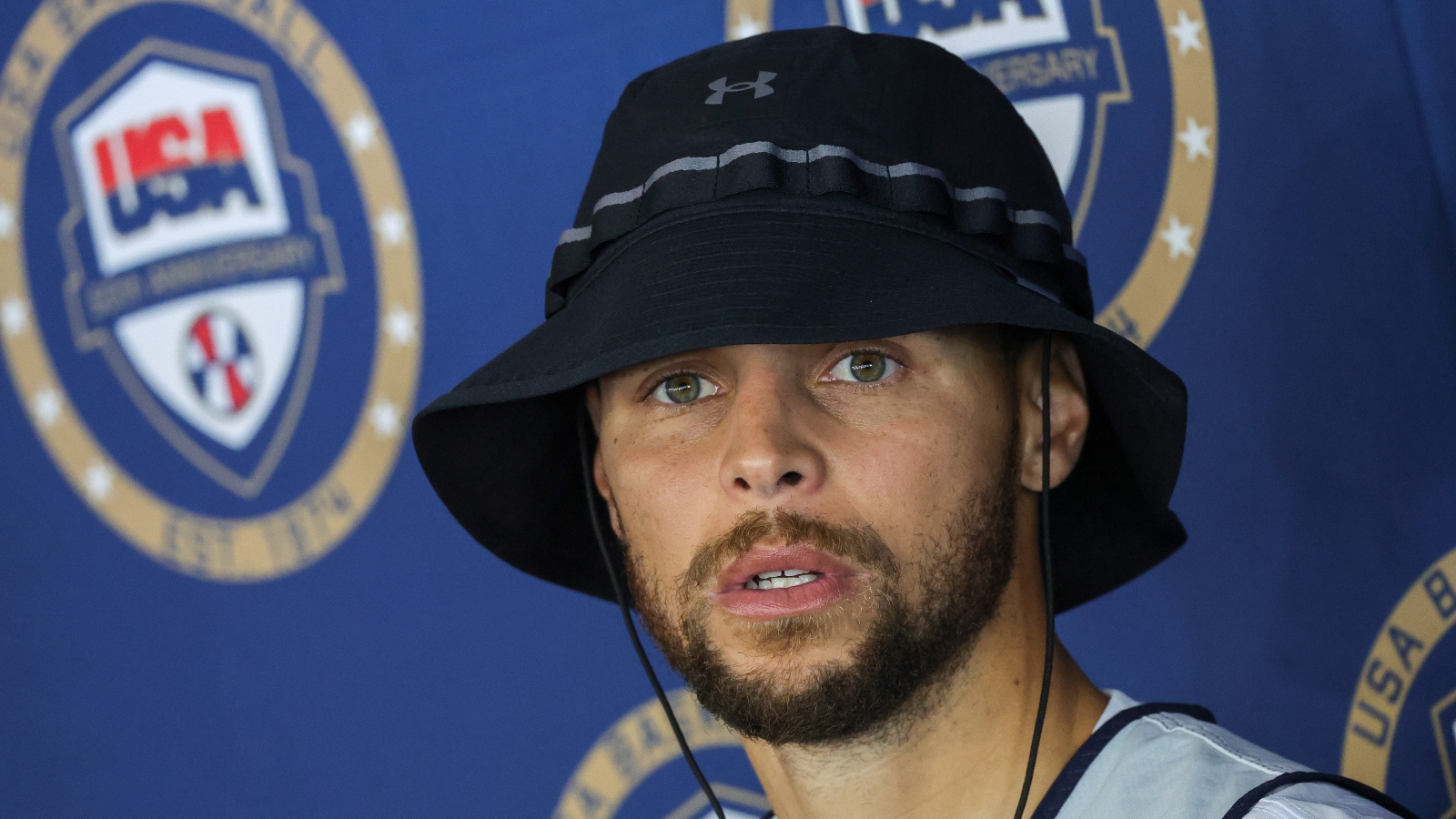 Steph Curry at Team USA Basketball practice in Las Vegas