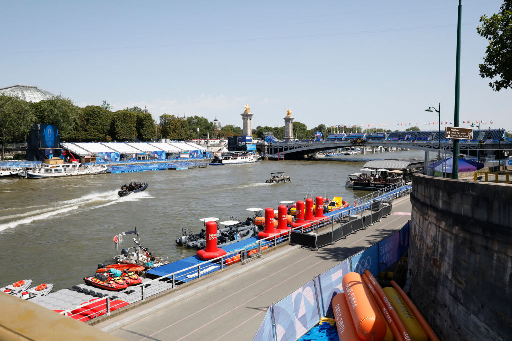 The Seine Olympics Triathlon