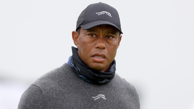 Tiger Woods at 2024 British Open