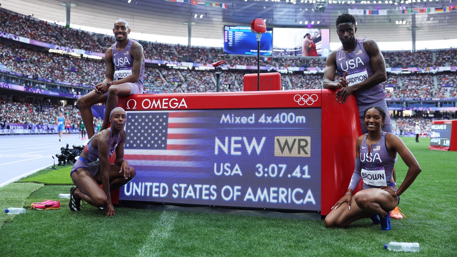 Team USA Gets Its First World Record Of Paris Olympics