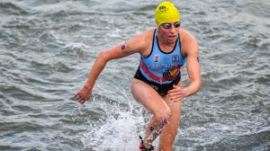 Belgian Triathlon competitor Claire Michel 2024 Summer Olympics Paris Seine