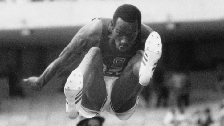 Bob Beamon long jump at Olympics